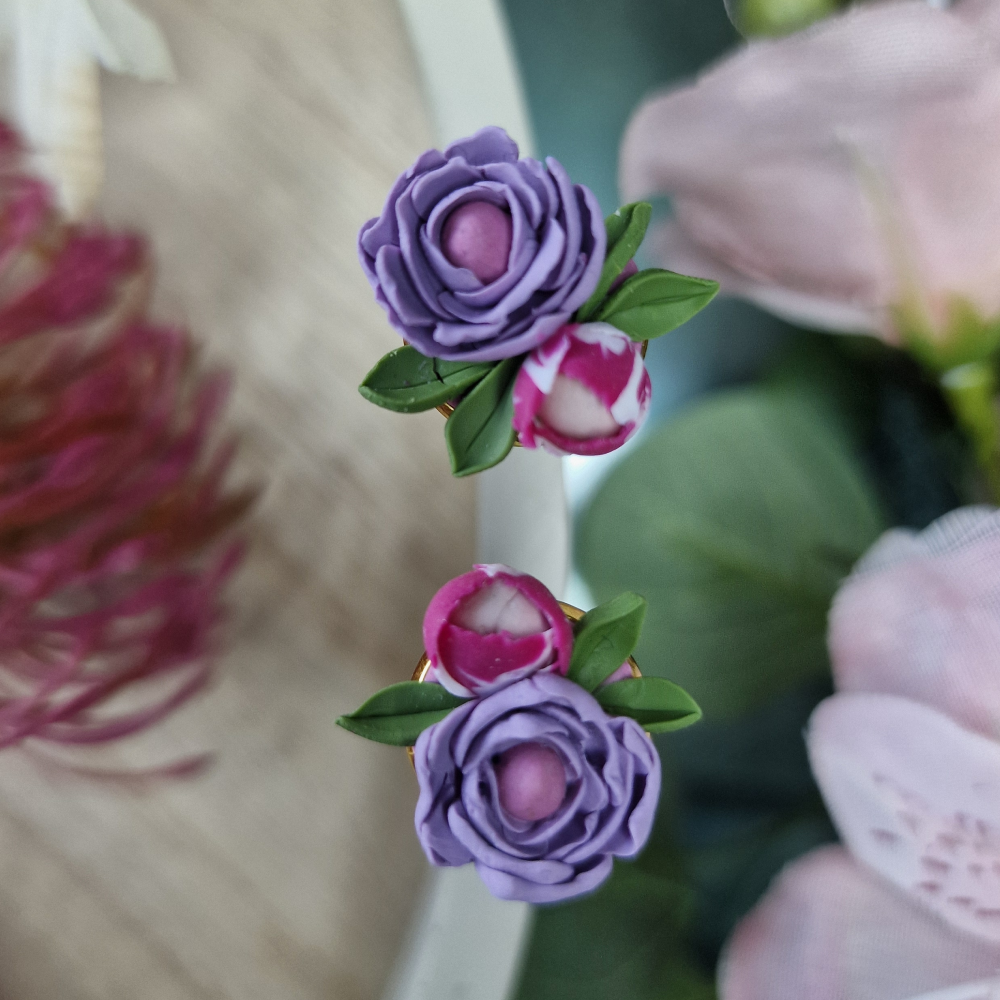 Peony hairpin - 122551