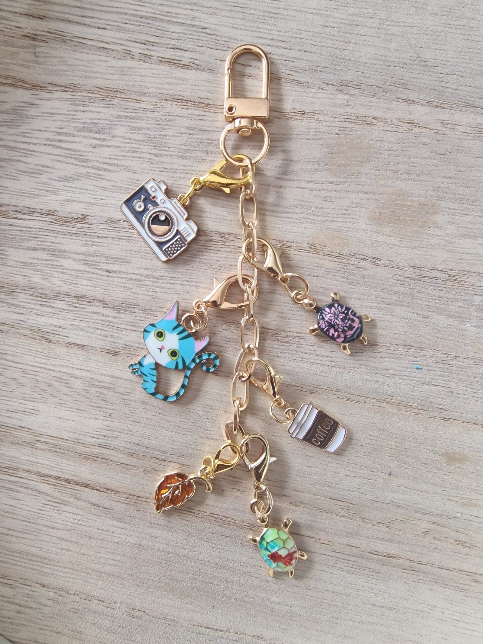 Paperclip chain charms holder (without charms)