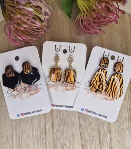 Black and Bronze striped collection